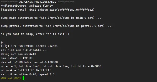基于NovateK NT98568 + OmniVision OS04E10实现Preroll方案